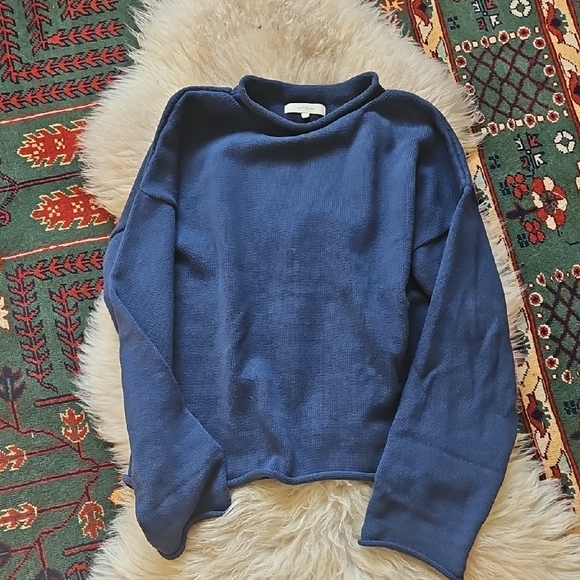 NaNin Luca Pima Cotton Sweater Rollneck - Picture 2 of 6